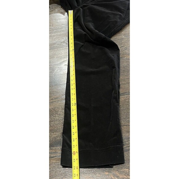 Eddie Bauer Pants Women’s 16 Tall 37x34 Velvet Black Stretch Soft Office Goth - Picture 9 of 10